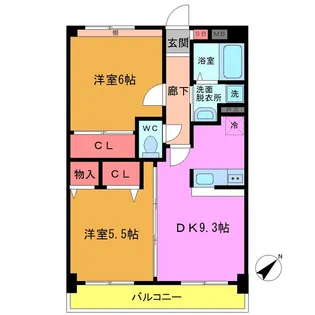 エムズ・ナセール【2階】の間取り