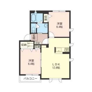 フィオーレ【2階】の間取り