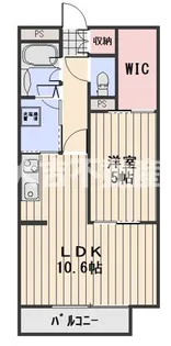 スカイガーデン万倍【1階】の間取り