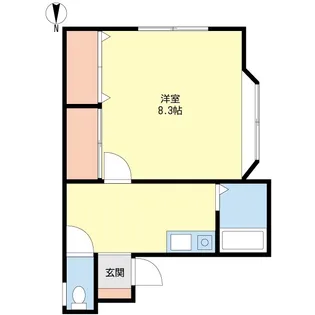 コンフォート鐙【2階】の間取り