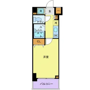 スカイコートスパシエ池袋【3階】の間取り