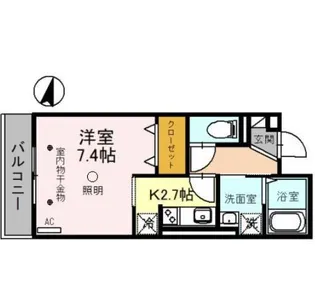 コリーヌヴェール日進【2階】の間取り
