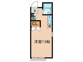アリスト神楽坂【2階】の間取り