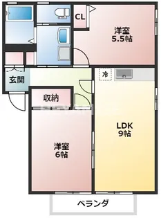 フレグランスヒルズ【2階】の間取り