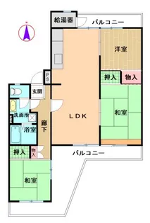 平塚高村団地【3階】の間取り