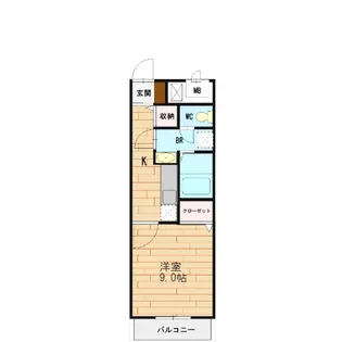 ウエストヒルズ【3階】の間取り