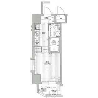エステムコート博多・祇園ツインタワーセカンドステージ【15階】の間取り