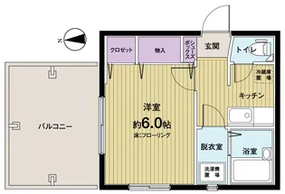 レスポアール駒場【3階】の間取り