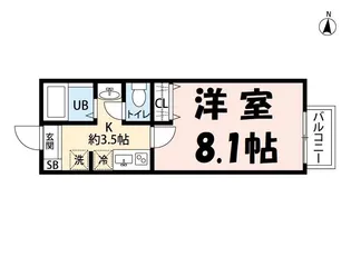 キャメル日進3【2階】の間取り