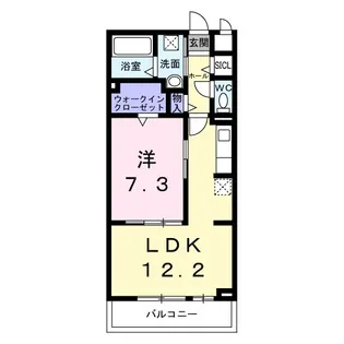 グレース ローズ【3階】の間取り