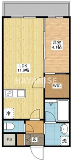 ヴィオラ本河内【1階】の間取り