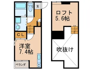 Court Moderia 凛 J【1階】の間取り