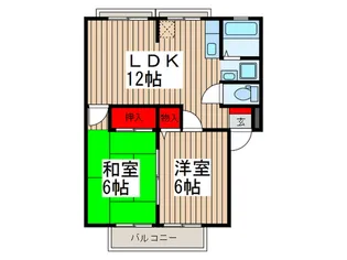 サンライフ七里【2階】の間取り