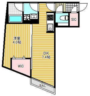 U Residence武蔵小山【3階】の間取り