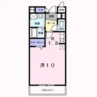 コモドビラIII【2階】の間取り