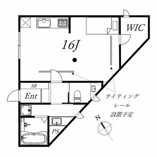 appartement 3【1階】の間取り