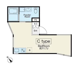 Wisteria Yoga【1階】の間取り