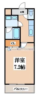 アルベージュ八戸ノ里II番館【2階】の間取り