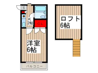 コ-トハウス中浦和【2階】の間取り