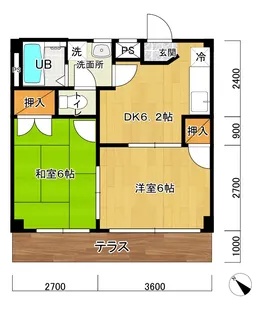 コアパレスM【1階】の間取り
