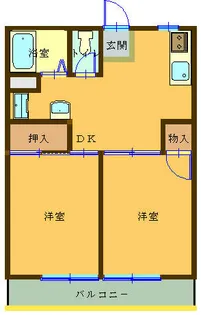 さくらレジデンス石下 B棟【3階】の間取り