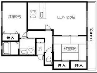 シャルム光【3階】の間取り