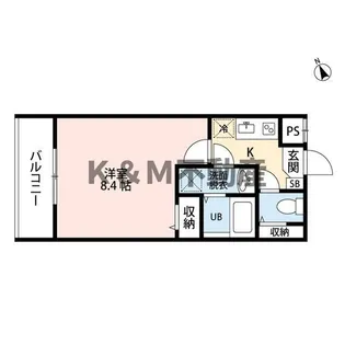 K RESIDENCE 柏【7階】の間取り
