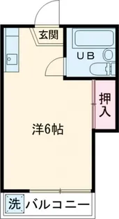 コーポ兒林【1階】の間取り