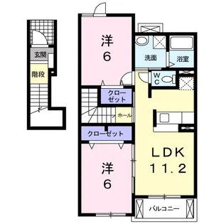 K’sガーデン【2階】の間取り