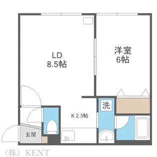 コート南円山【2階】の間取り