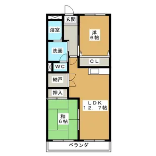 グランドハイツ日進【3階】の間取り
