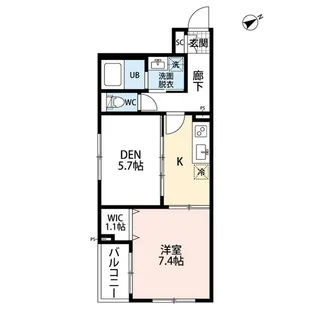 プレール・ドゥーク成増II【1階】の間取り