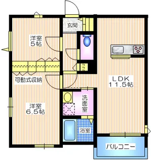 コージー コート【2階】の間取り