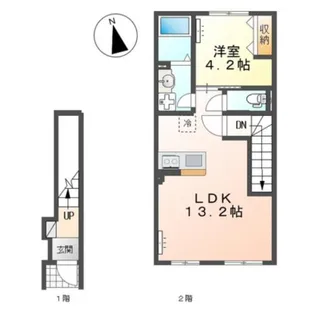 ルネット【2階】の間取り