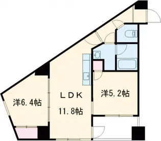 アピス日暮里【10階】の間取り