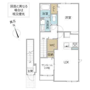 シャトン A【2階】の間取り