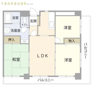 城崎アヴェニュー【7階】の間取り