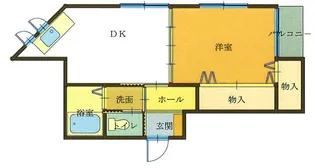 リバーサイドハイムI【1階】の間取り