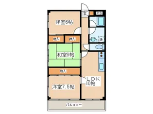 エルヴィエント【4階】の間取り