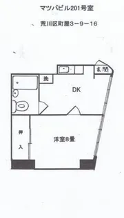 マツバビル【2階】の間取り