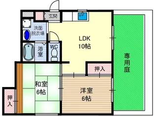 あいのマンション【1階】の間取り