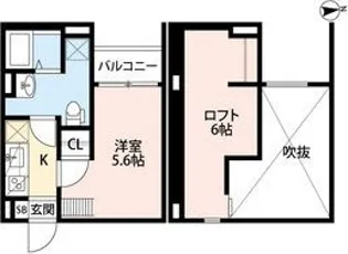 アベニール林寺(アベニールハヤシジ)【1階】の間取り