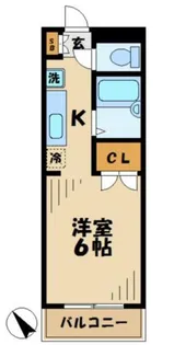 メイプルコート【3階】の間取り