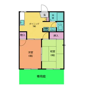 エスポワールK・1【1階】の間取り