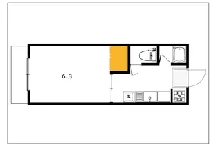 マンションサクセス【1階】の間取り