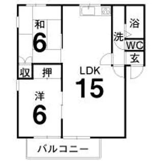 フレグランスVIP【1階】の間取り