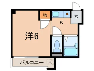 N-CUBE TARUYAMACHI【6階】の間取り