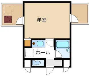 ベルタス蓮根【3階】の間取り