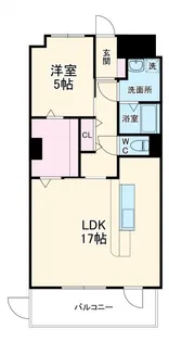 グレイスカーサ【1階】の間取り