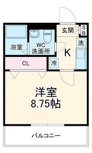 フィオーレ津田沼【3階】の間取り